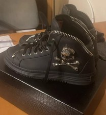 Philipp Plein Leather Shoe Skull IT40 (EU41, 26cm) comprar usado  Enviando para Brazil
