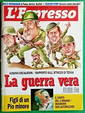 Espresso rivista settimanale usato  Italia