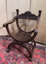 Fauteuil curule dagobert d'occasion  Étang-sur-Arroux