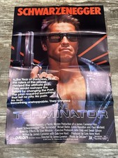 1984 THE TERMINATOR pôster original de uma folha Arnold Schwarzenegger DOBRADO comprar usado 1984 THE TERMINATOR pôster original de uma folha Arnold Schwarzenegger DOBRADO comprar usado  Enviando para Brazil
