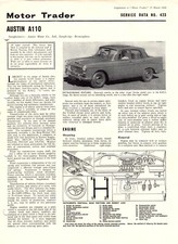 Austin a110 1962 for sale  WARRINGTON