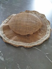 Chapeau femme paille d'occasion  Limoges-