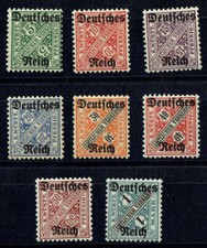 Usado, 1920 DR Dienst; Serie Ziffer mit Aufdruck, postfrisch/MNH, MiNr. D 57/64, ME 70 comprar usado  Enviando para Brazil