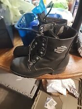 Usado, Botas femininas Harley-Davidson® Wolverine Matisa couro preto tamanho 7.5 D87001 comprar usado  Enviando para Brazil