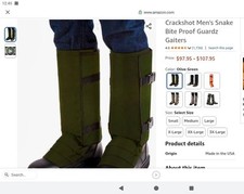 Crackshot snake guards for sale  Gunnison