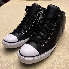 Converse leather high d'occasion  Expédié en Belgium