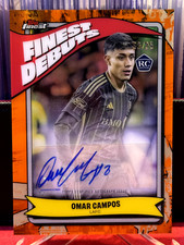 2024-25 Omar Campos Melhor Estreia Laranja Auto 23/25 México RC LAFC comprar usado  Enviando para Brazil