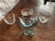 Bundle glass heart for sale  POOLE