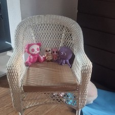 Weißes rattanmöbel set gebraucht kaufen  Lübeck