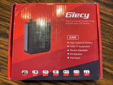 Amplificador de voz Giecy G300 portátil Bluetooth 30W 2800mAh sistema PA recarregável comprar usado  Enviando para Brazil