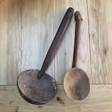 Two wooden ladles for sale  RAYLEIGH