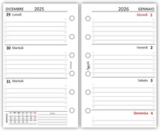Ricambio agenda organizer usato  Roma