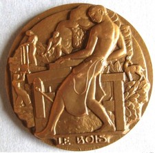 Médaille bronze bois d'occasion  Montpellier-