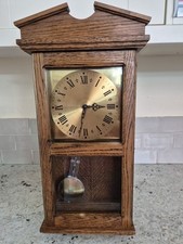 Oak wall clock for sale  SOUTHAMPTON