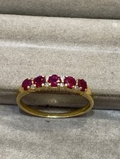 18ct ruby diamond for sale  HAYWARDS HEATH