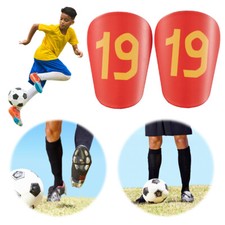 Usado, 1 Pair Football Shin Pads Lightweight Soccer Miniature Shin Guards for Men Women comprar usado  Enviando para Brazil