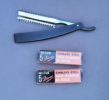 Vintage WECK - Modelador de Cabelo - Shavette - com 10 Lâminas Modeladoras NOS comprar usado  Enviando para Brazil