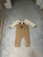 Baby reindeer sleepsuit for sale  NORWICH