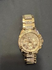 Relógio multifuncional GUESS tom dourado strass comprar usado  Enviando para Brazil