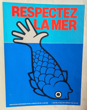 Affiche originale ancienne d'occasion  Marseille VII