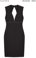 Bcbgmaxazria robe noire d'occasion  Bosc-le-Hard