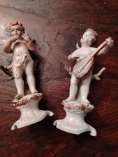 Due angioletti ceramica usato  Piacenza