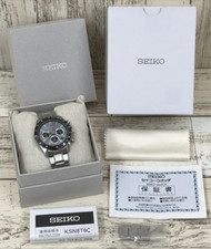 Usado, Relógio masculino SEIKO Spirit SBTR027 azul claro cronógrafo aço inoxidável não usado na caixa comprar usado  Enviando para Brazil