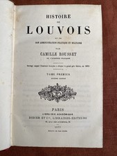 Histoire louvois administratio d'occasion  Ajaccio-