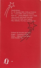 Programmheft neujahrskonzert j gebraucht kaufen  Deutschland
