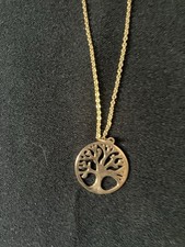 Kette lebensbaum rosegold gebraucht kaufen  Hamburg