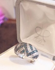 Bague platine diamants d'occasion  Châtel