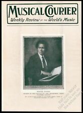 Capa emoldurada 1923 Gottfried Galston pianista musical correio, usado comprar usado  Enviando para Brazil