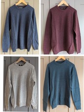 Mens lambswool crew for sale  BARNSLEY