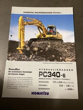 Baumaschinen prospekte komatsu gebraucht kaufen  Neumagen-Dhron