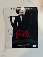 Foto autografada 8x10 assinada por Emma Stone Cruella ACOA comprar usado  Enviando para Brazil