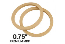 Anel espaçador de subwoofer 12" Premium MDF - Par de MDF premium comprar usado  Enviando para Brazil