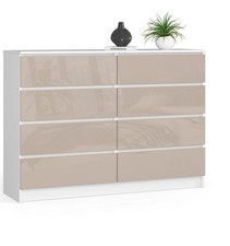 AKORD KOMODA K140 8SZ CLP CAPPUCCINO POŁYSK, używany na sprzedaż  PL