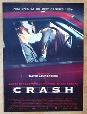 Cartaz original do filme francês CRASH David Cronenberg '96 caçador de azevinho, usado comprar usado  Enviando para Brazil