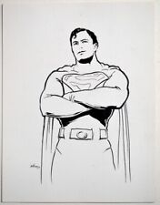 Usado, ARTE ORIGINAL - SUPERMAN assinado à mão Ed Wilson 2021 comprar usado  Enviando para Brazil