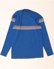 Suéter masculino BAILO gola redonda listrado azul médio lã DO47 comprar usado Suéter masculino BAILO gola redonda listrado azul médio lã DO47 comprar usado  Enviando para Brazil