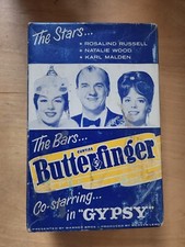 CURTISS BUTTERFINGER BARRA DE CHOCOLATE BALCÃO CAIXA DE EXIBIÇÃO FILME CIGANO PROMOCIONAL 1962 comprar usado  Enviando para Brazil