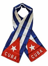 Cachecol estilo malha estampado bandeira leve Cuba Country 8 x 60 comprar usado  Enviando para Brazil