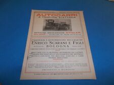 Pubblicita 1919 autocarri usato  Roma