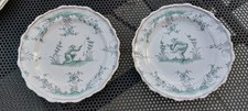 Paire assiettes moustiers d'occasion  Saint-Genis-Laval