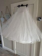 Bridal underskirt white for sale  LOCHGELLY
