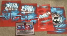 Conjunto de pôsteres ROGER WATER (Pink Floyd): Us + Them TOUR 2018. Número 2155/2300 comprar usado  Enviando para Brazil