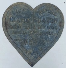 Antique french heart for sale  ROSSENDALE