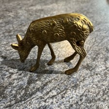 Brass figurine standing for sale  GLASGOW