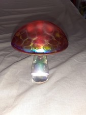 Glass mushroom pink for sale  DARWEN