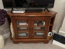 cherry wood tv stand for sale  STOCKPORT